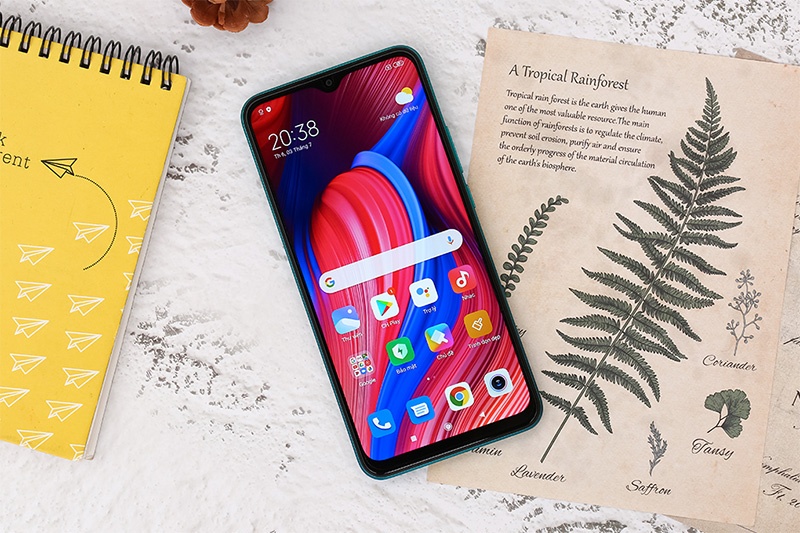 Điện thoại Xiaomi REDMI 9 (4+64) Xanh