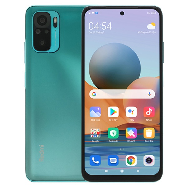 Điện thoại Xiaomi Redmi Note 10 (4+64) Xanh