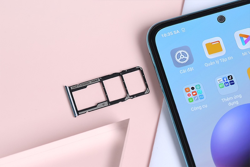 Điện thoại Xiaomi Redmi Note 10 (4+64) Xanh