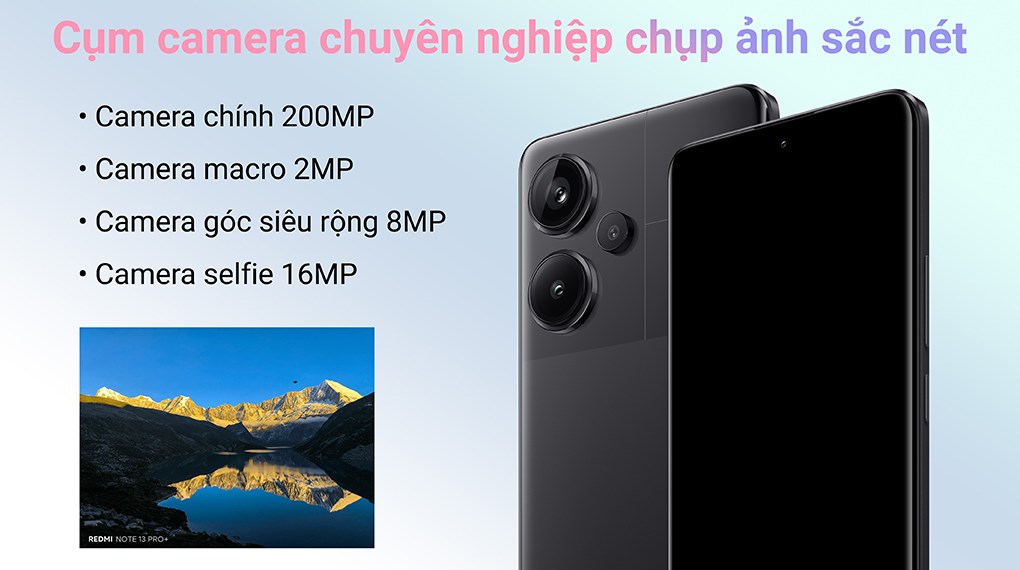 Điện thoại Xiaomi Redmi Note 13 Pro+ 5G (8+256)