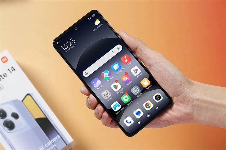 Điện thoại Xiaomi Redmi Note 14 5G (8+256GB) Đen