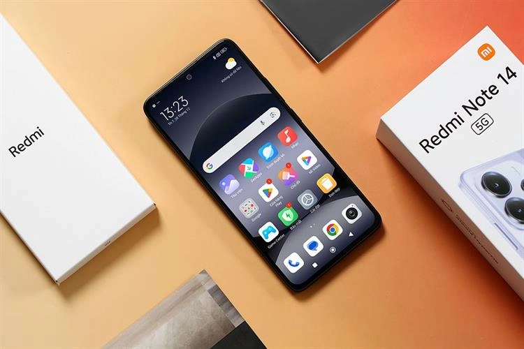 Điện thoại Xiaomi Redmi Note 14 5G (8+256GB) Đen
