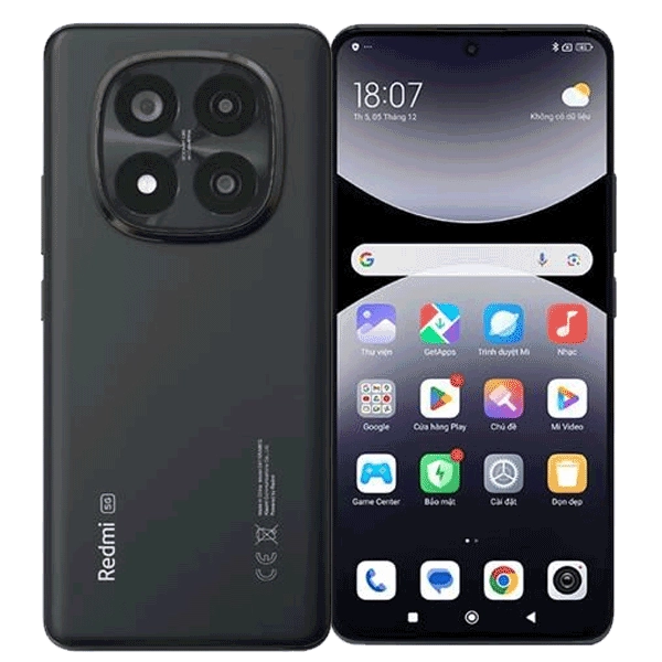 Điện thoại Xiaomi Redmi Note 14 Pro+ 5G (8+256GB) Đen