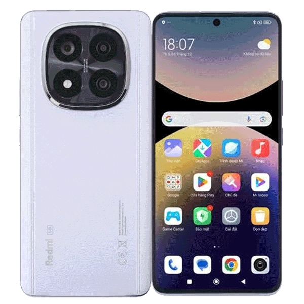 Điện thoại Xiaomi Redmi Note 14 Pro+ 5G (8+256GB) Tím