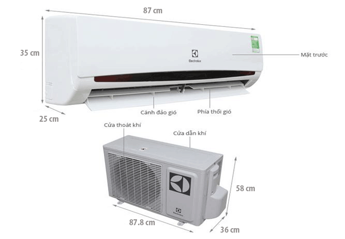 Điều hòa 1 chiều Electrolux ESM12CRF-D1 12000BTU
