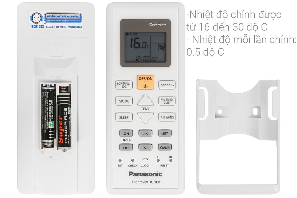 Điều hòa Panasonic 1 chiều Inverter 1HP-9.000BTU CS-PU9WKH-8M