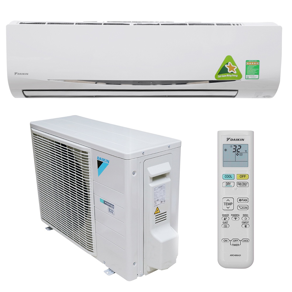 Điều hòa Daikin 1 chiều Inverter 2.5HP-22.000BTU FTKC60QVMV