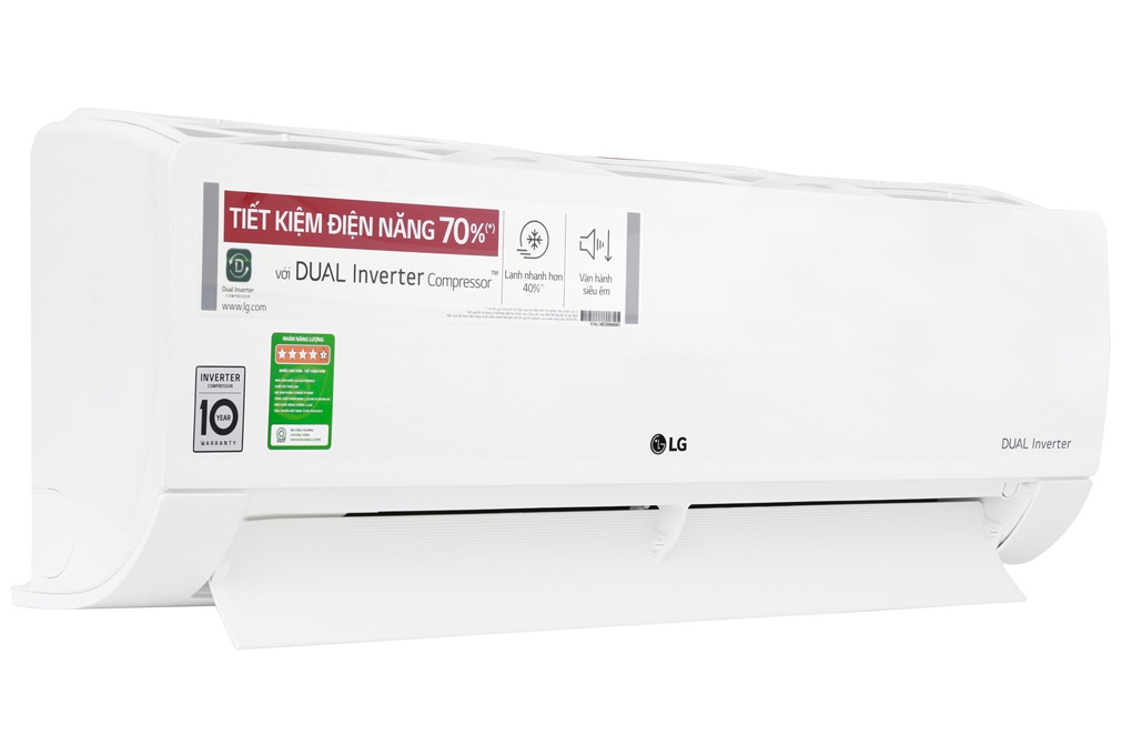Điều hòa 1 chiều Inverter LG V10ENF 9.200BTU Dual Cool