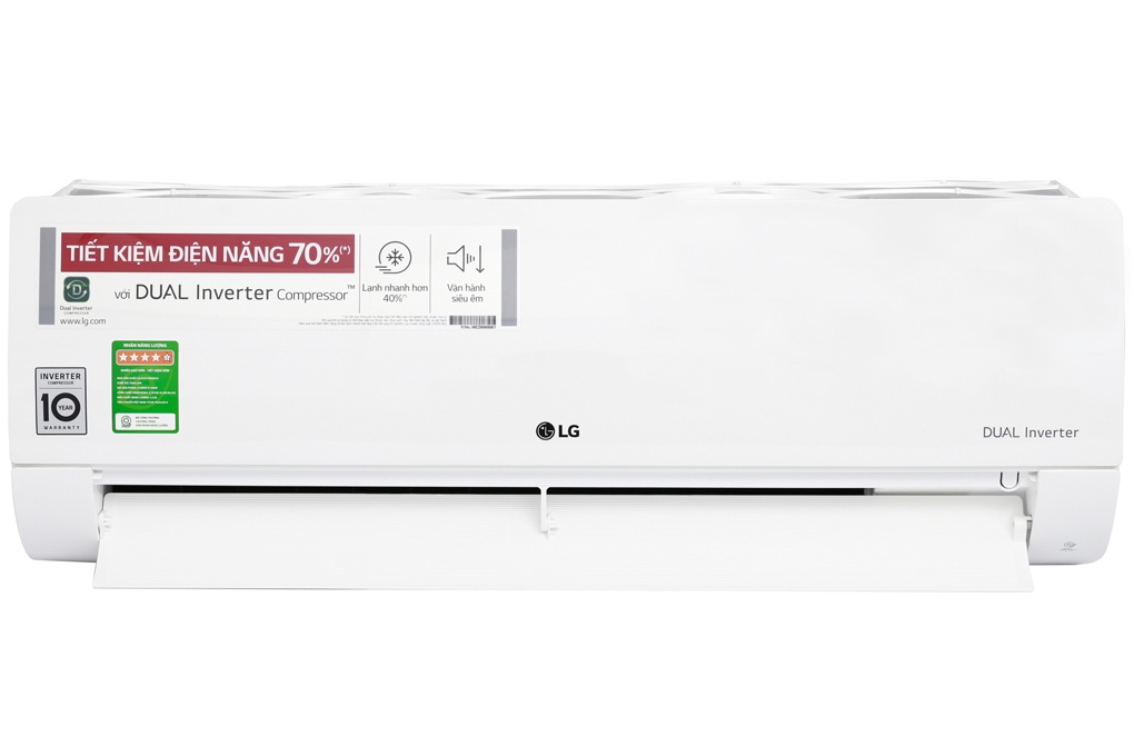 Điều hòa 1 chiều Inverter LG V10ENF 9.200BTU Dual Cool