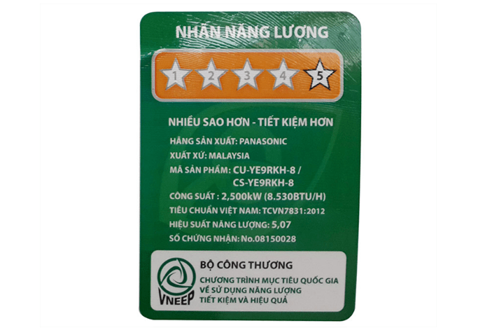 Điều hòa 2 chiều Inverter Panasonic YE12RKH-8 12.000BTU
