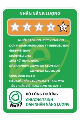 Điều hòa 2 chiều Windy Inverter Gree GWH12WA-K3D9B7I - 12000BTU