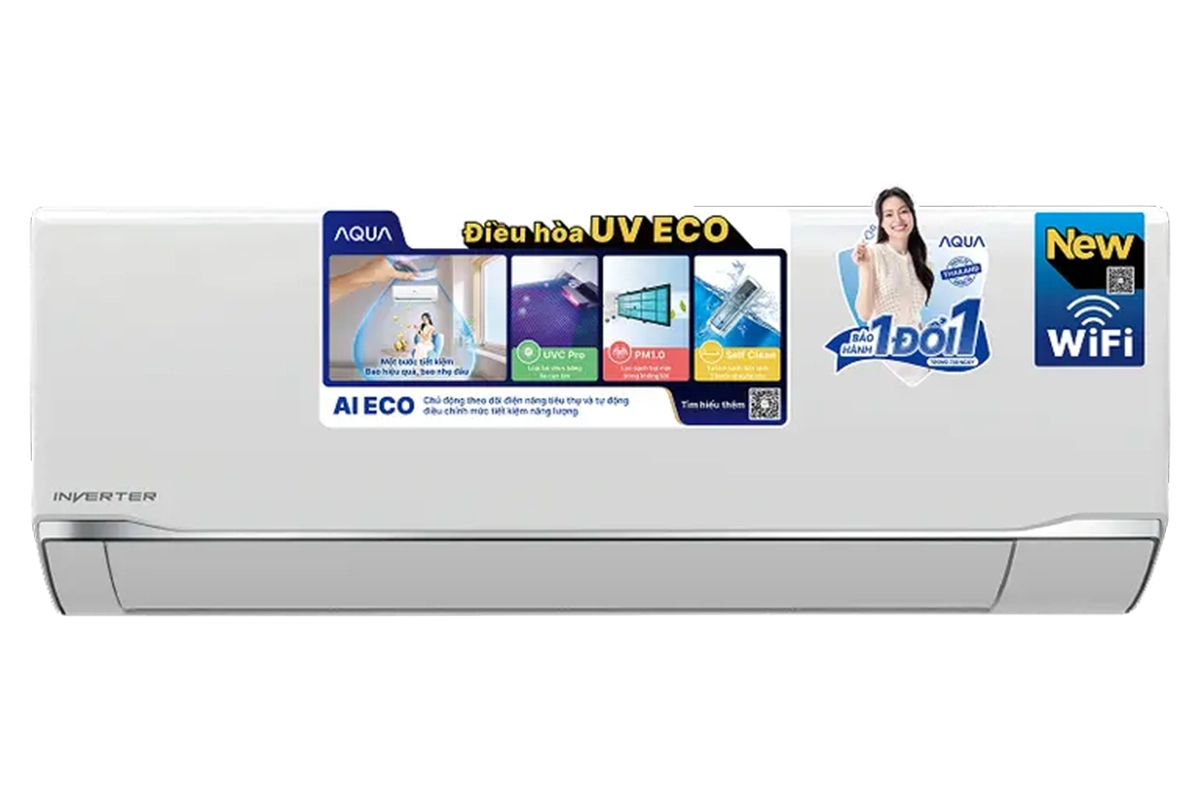 Aqua 1 chiều Inverter 2 HP-18000 BTU AQA-RV18TA