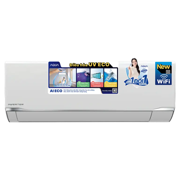 Điều hòa Aqua 1 chiều Inverter 2 HP-18000 BTU AQA-RV18TA