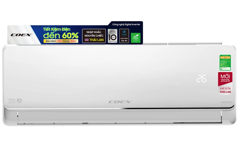 Điều hòa Coex 1 chiều Inverter 2HP-18000BTU CA-18IN35