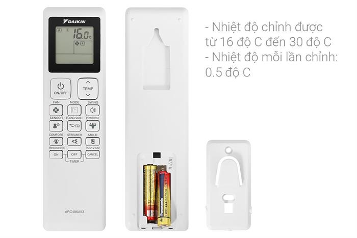 Điều hòa Daikin 2 Chiều Inverter 12.300Btu/1.5Hp FTHF35XVMV