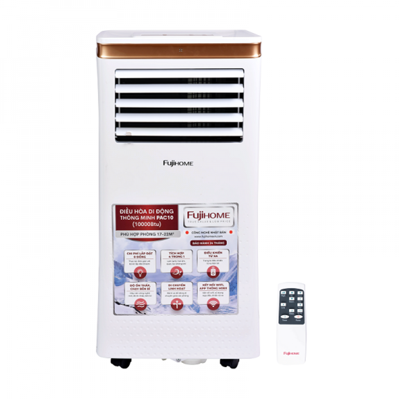 Điều hòa di động 10.000BTU FujiHome PAC10-Điều khiển