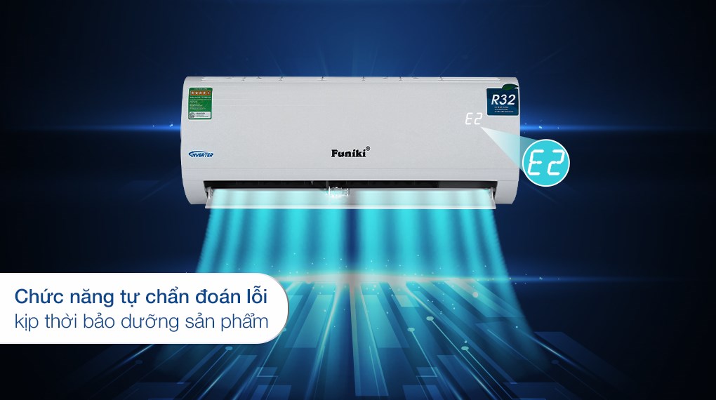 Điều hòa Funiki 1 chiều Inverter 12.000.Btu/1.5HP HIC 12TMU