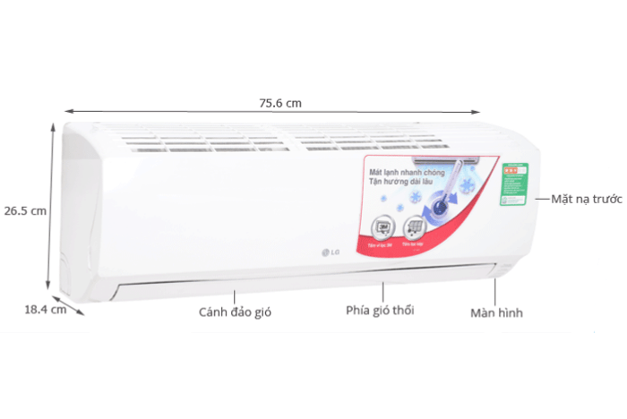 Điều hòa 1 chiều LG S09ENA - 9.000BTU