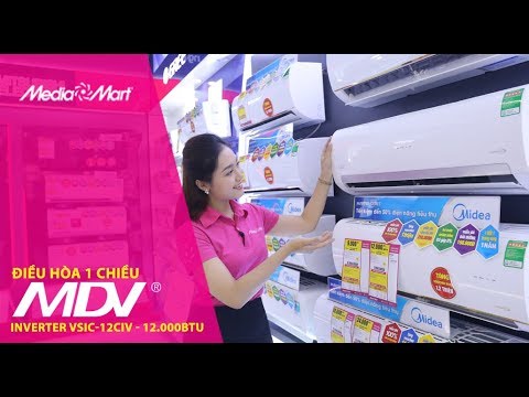 Điều hòa MDV 1 chiều Inverter 12000BTU VSIC-12CIVA