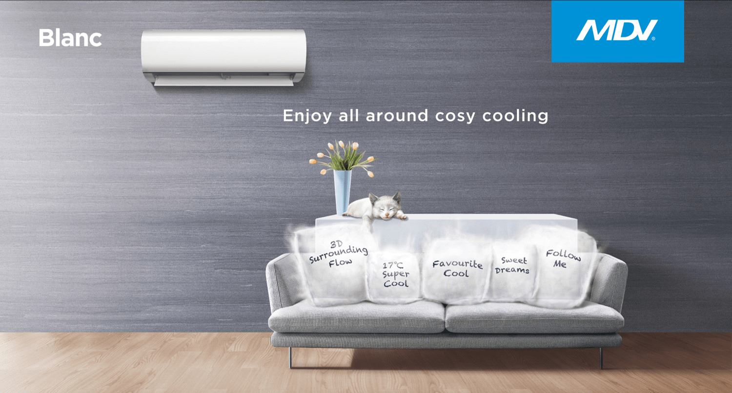 Điều hòa MDV 1 chiều Inverter 18000BTU VSIC-18CIVA