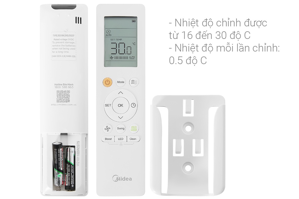 Điều hòa Midea 2 Chiều Inverter Quattro 10.000BTU MSMTII-10HRFN8