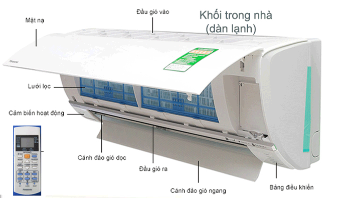 Điều hòa 2 chiều Inverter Panasonic E12RKH-8, 12.000BTU