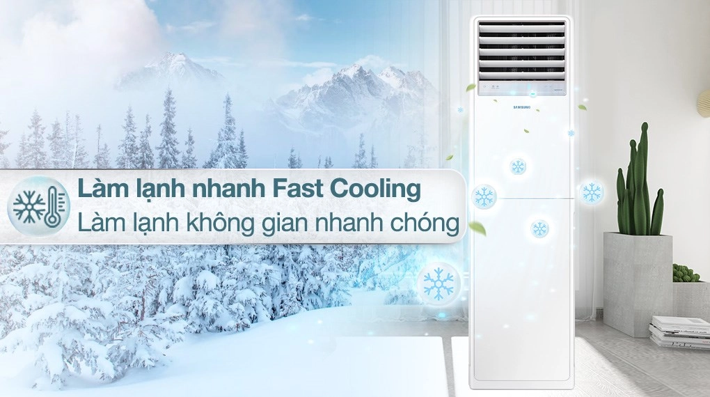 Điều hòa Samsung Tủ Đứng Inverter 1 chiều 29000Btu AC030BNPDKC/TC