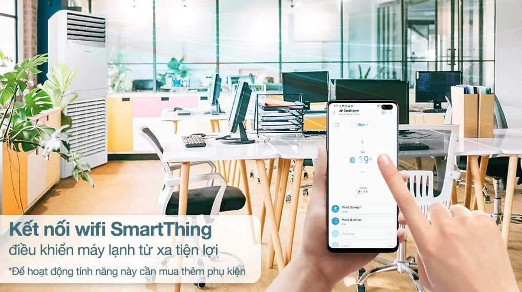 Điều hòa Samsung Tủ Đứng Inverter 1 chiều 47800Btu AC048BNPDKC/TC