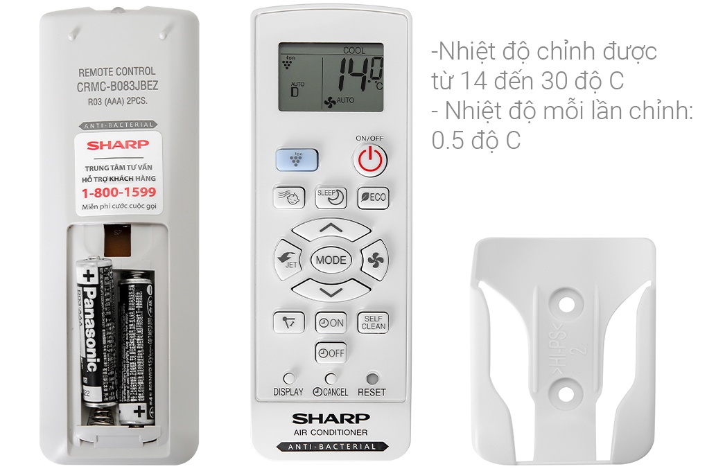 Điều hòa Sharp 1 chiều Inverter 1HP-9.000BTU AH-XP10YMW