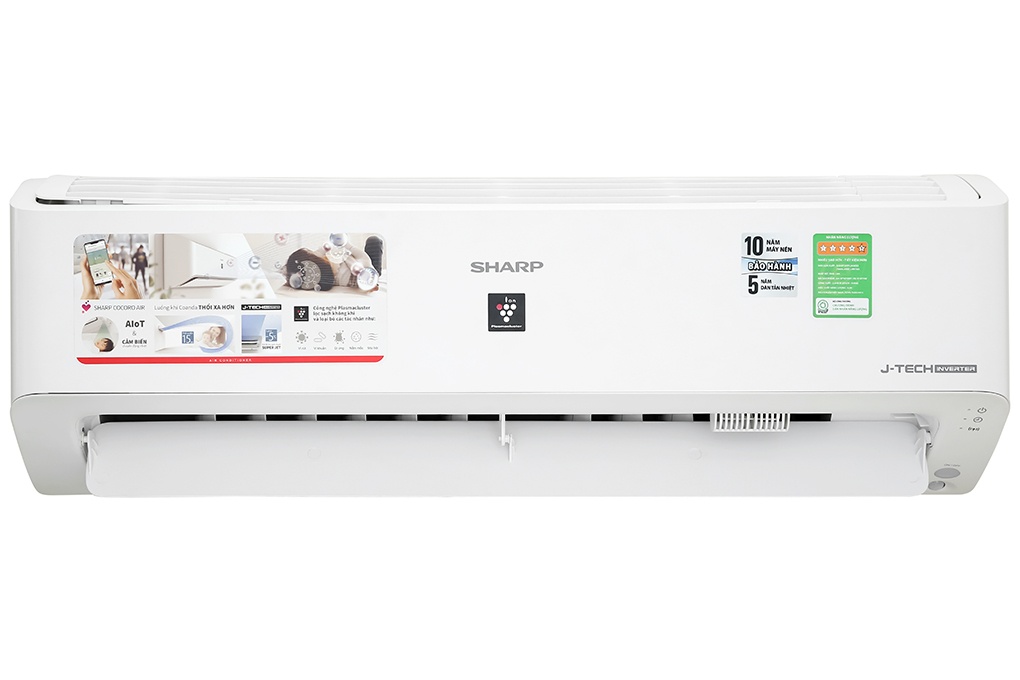 Điều hòa Sharp 1 chiều Inverter 2HP-18.000BTU AH-XP18YMW