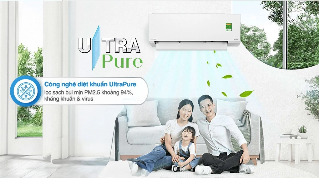 Điều hòa Toshiba 1 Chiều Inverter 24000 BTU/ 2.5 HP RAS-H24E2KCVG-V
