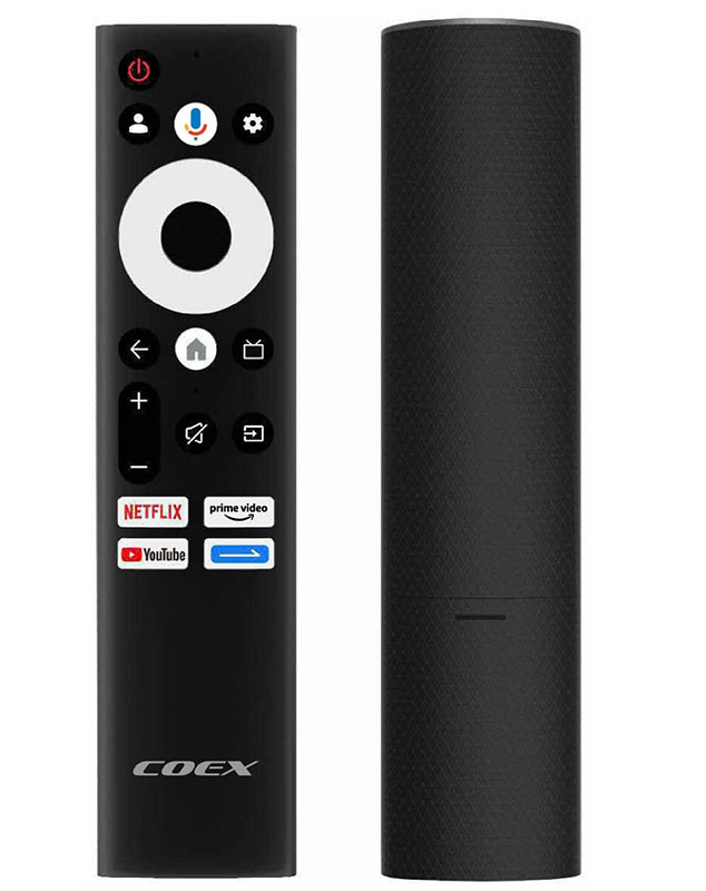 Điều khiên từ xa Androi/Google TV Coex HS-8A25-11 COEX RoHS REACH CBU +