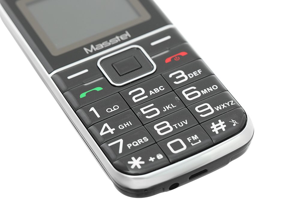 Điện thoại Masstel FAMI 12 4G Đen