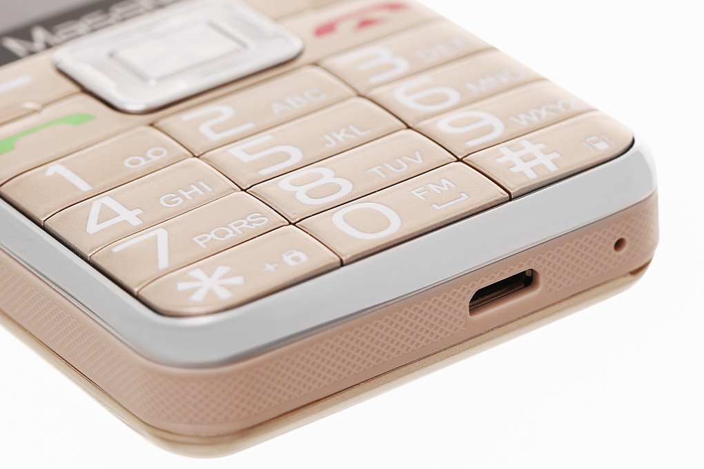 Điện thoại Masstel IZI 55 4G Vàng Đồng
