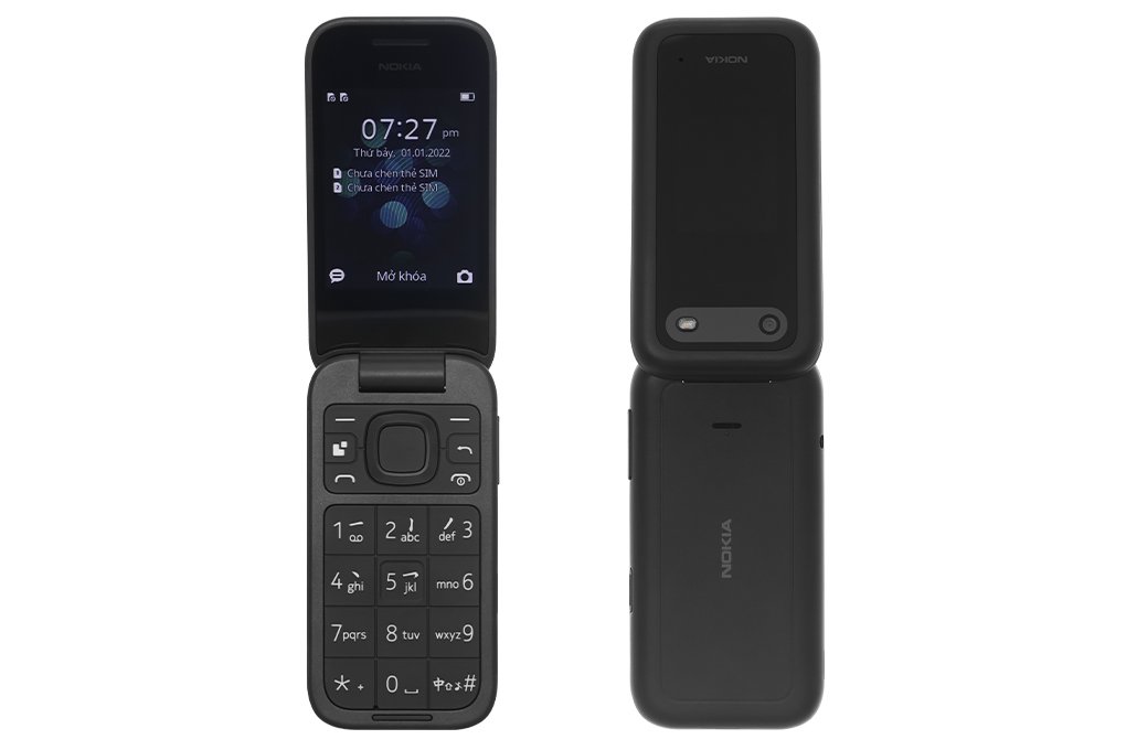 Điện thoại Nokia 2660 Flip DS Đen