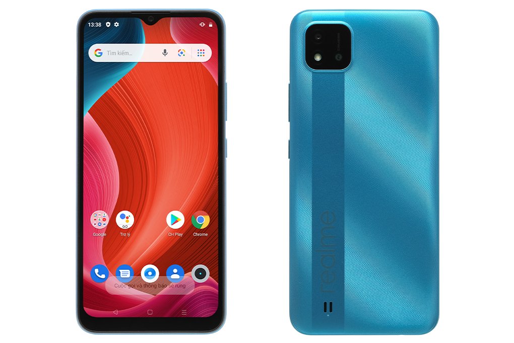 Điện thoại Realme C11 2021 (4-64) Xanh