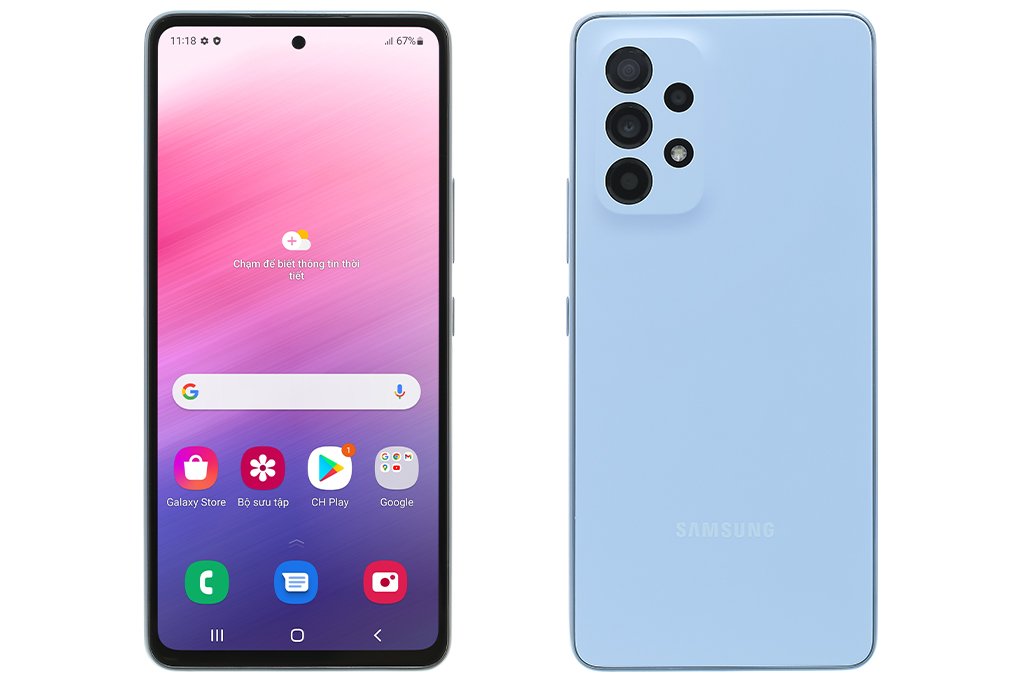 Điện thoại Samsung Galaxy A53 A536E 128G 5G Light Blue (DM)