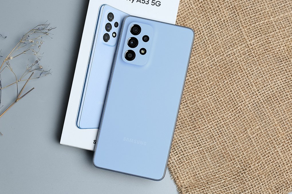 Điện thoại Samsung Galaxy A53 A536E 128G 5G Light Blue (DM)