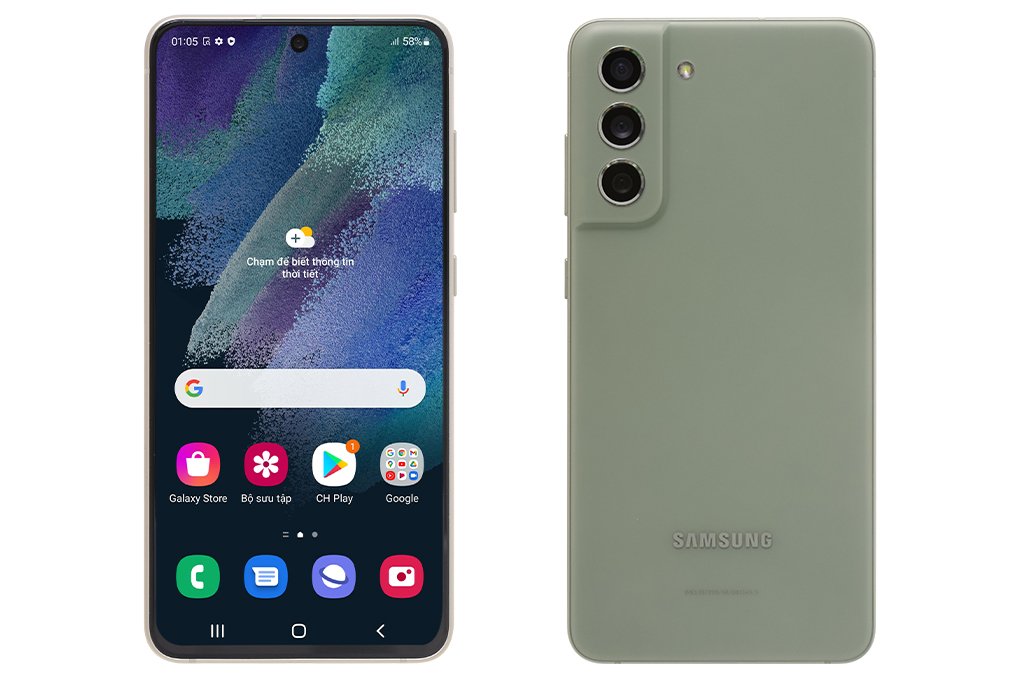 Điện thoại Samsung Galaxy S21 FE 5G (8+128G) G990E Xanh New