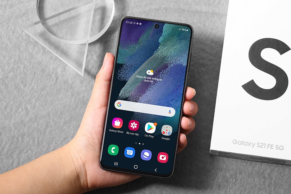 Điện thoại Samsung Galaxy S21 FE 5G (8+256G) G990E Xám Graphite