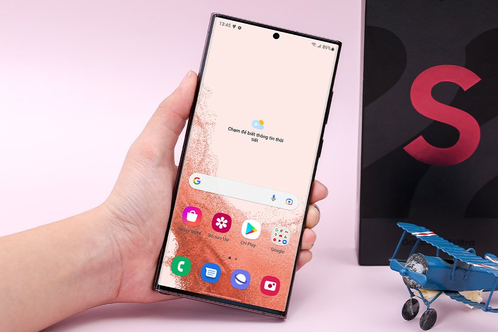 Điện thoại Samsung Galaxy S22 Ultra 5G S908E (12+256G) Đỏ Burgundy