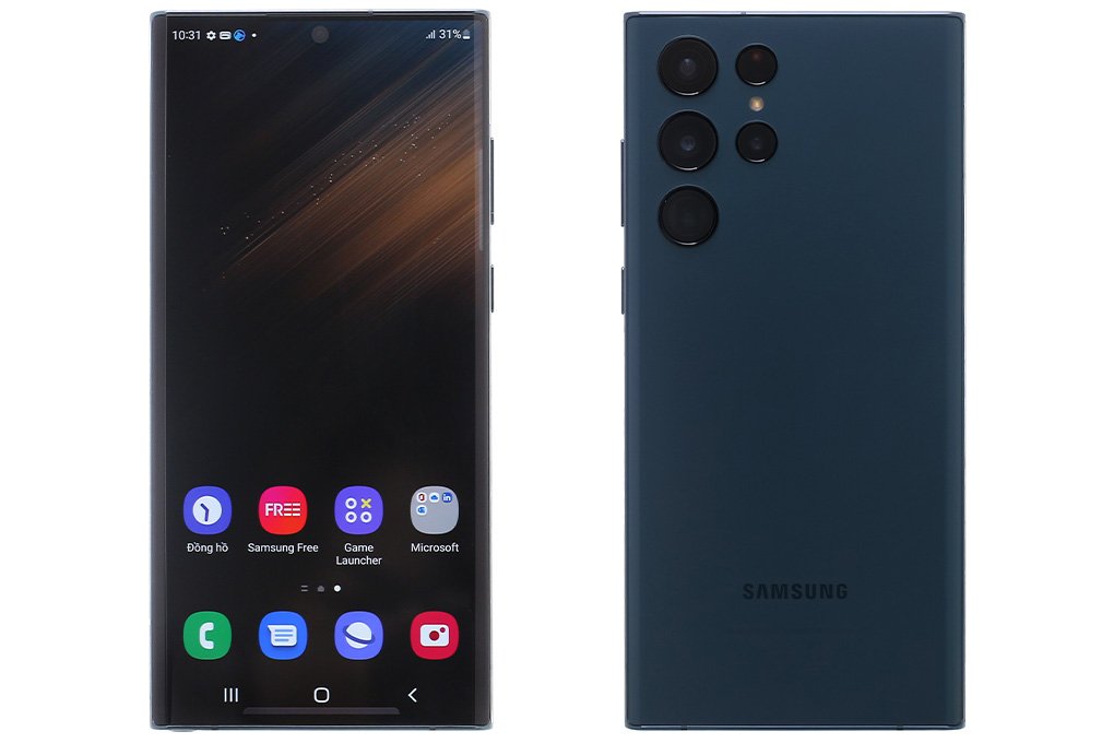 Điện thoại Samsung Galaxy S22 Ultra 5G S908E (8+128G) Xanh Zeta