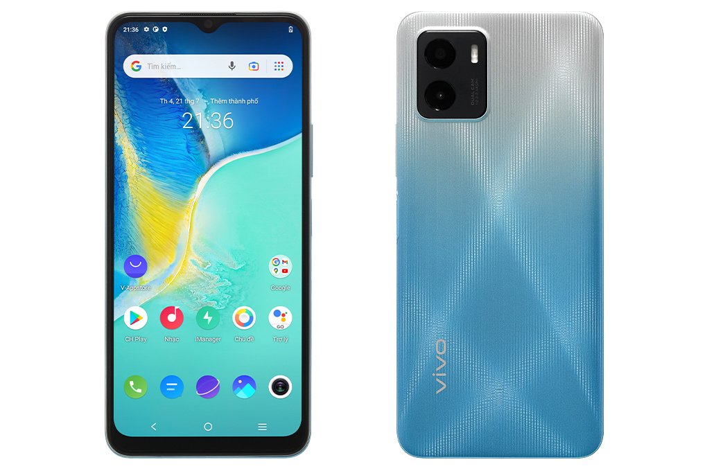 Điện thoại Vivo 2120-Y15s (3+32GB) trắng xanh