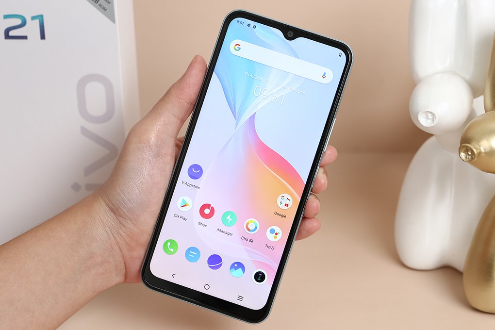 Điện thoại Vivo V2111 - Y21 (4+64Gb) Trắng