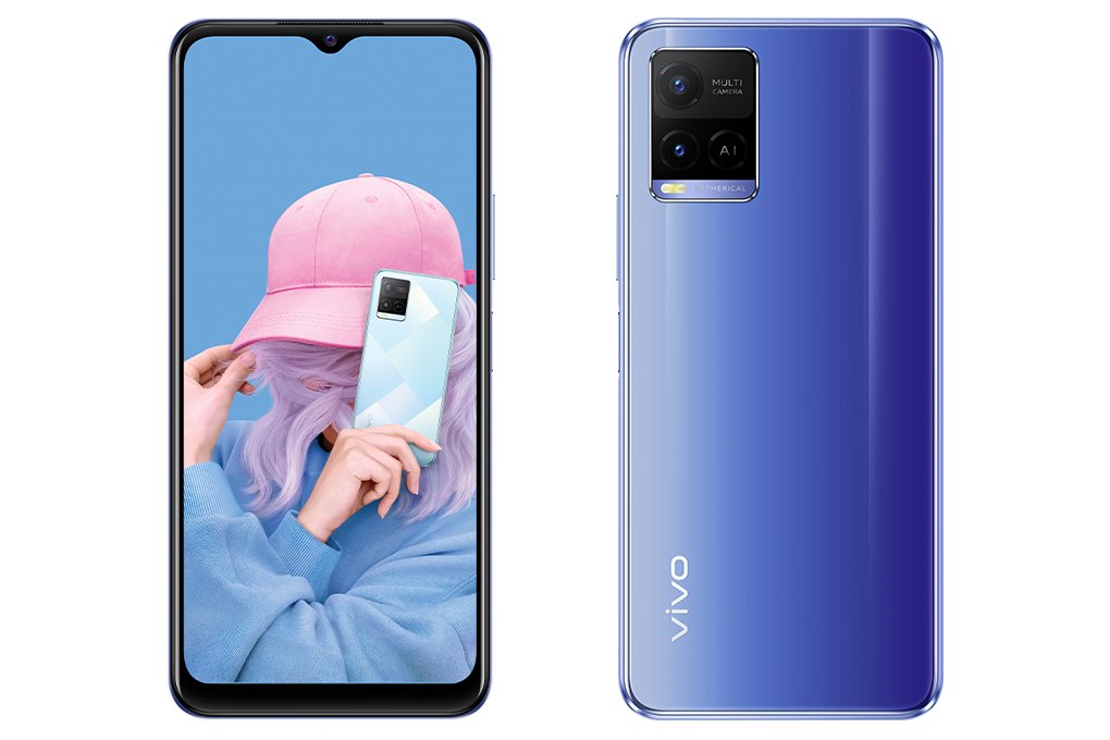 Điện thoại Vivo V2111 - Y21 (4+64Gb) Xanh Tím