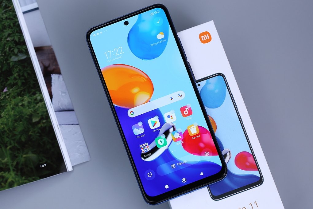 Điện thoại Xiaomi Redmi Note 11 (4+128) Xanh Dương Đậm T-Blue