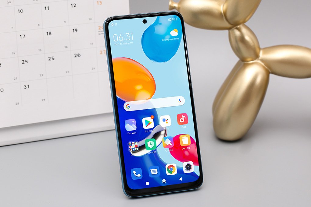 Điện thoại Xiaomi Redmi Note 11 (4+128) Xanh Dương Nhạt Star Blue