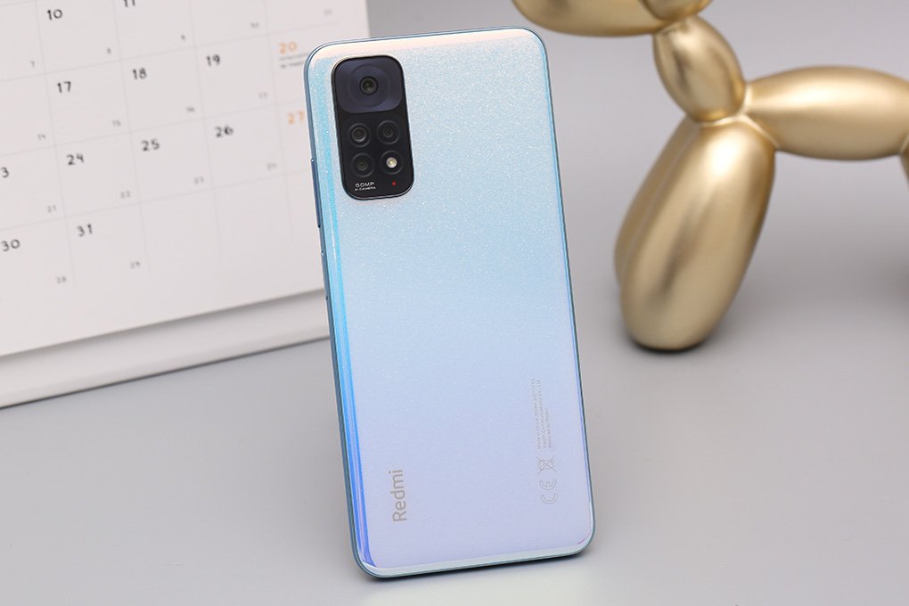 Điện thoại Xiaomi Redmi Note 11 (4+128) Xanh Dương Nhạt Star Blue