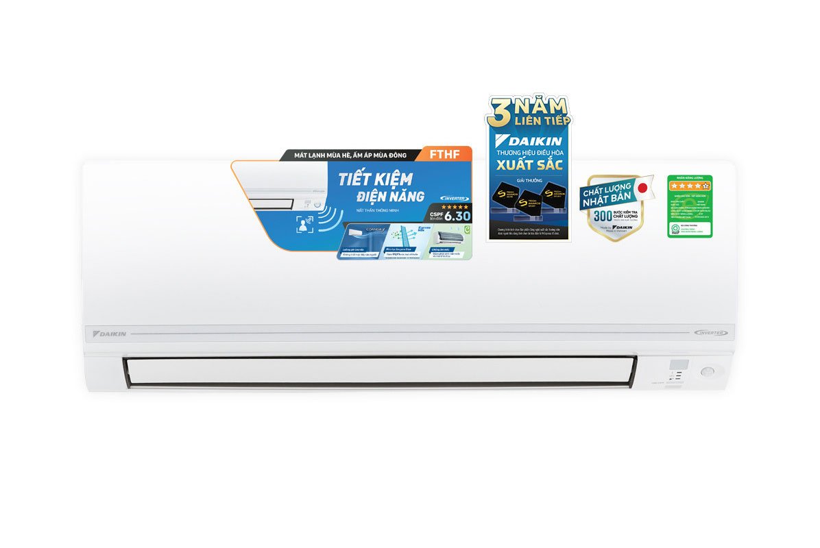 Điều hòa Daikin 2 chiều Inverter 1.5HP-11.900BTU FTHF35VAVMV