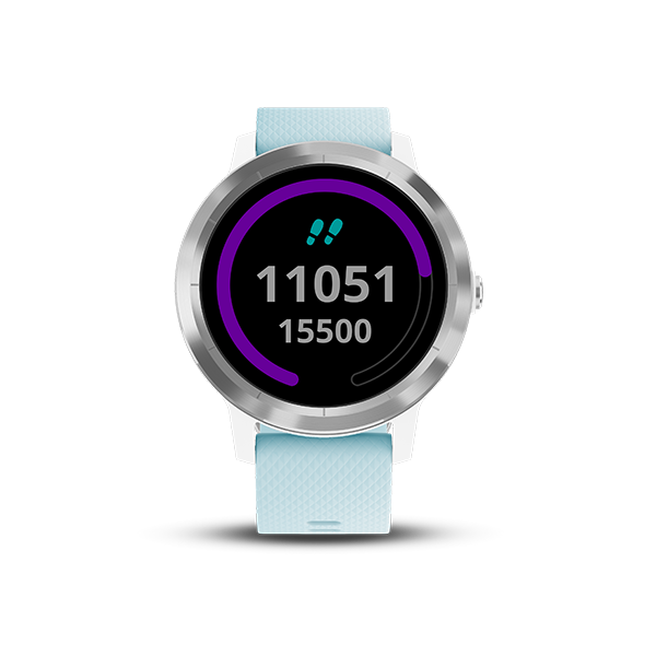 Đồng hồ Garmin Vivoactive 3 Element dây Xanh da trời Azure